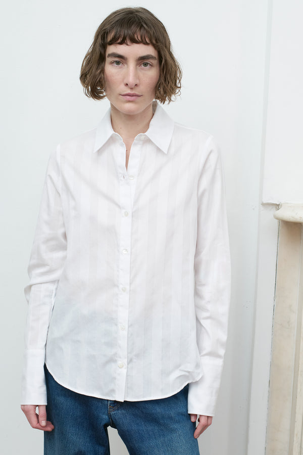 Classic Shirt Self Stripe