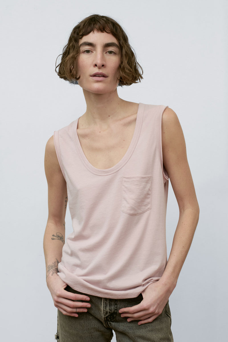 Cotton Pocket Tank