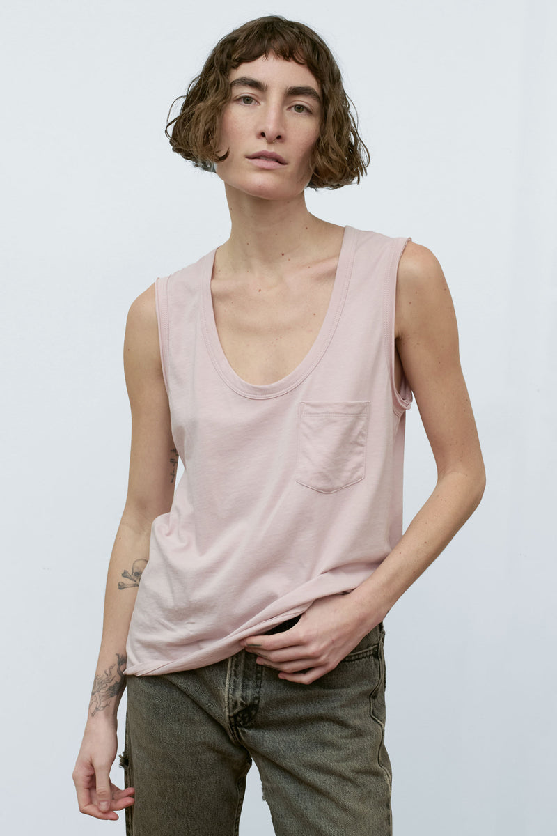 Cotton Pocket Tank