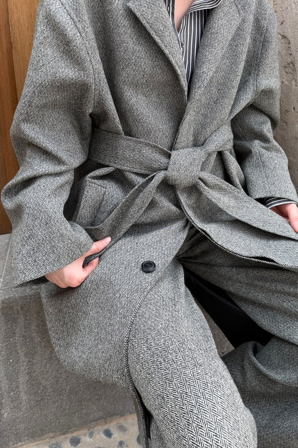 Herringbone Wool Pant