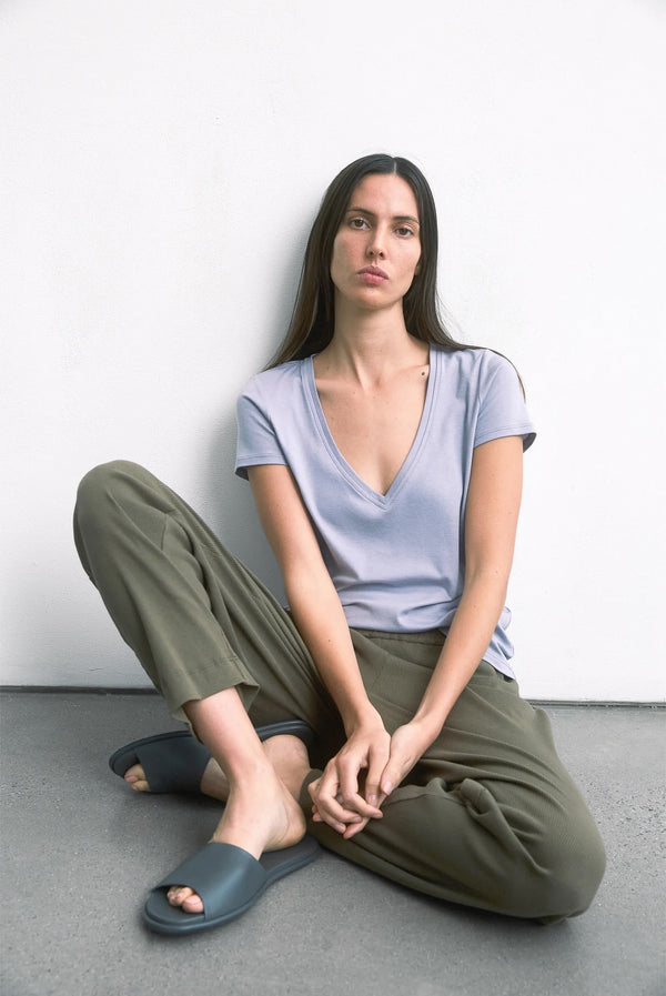 Deep V-Neck T-Shirt